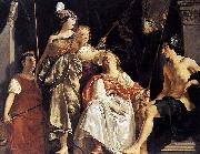 Abraham van den Tempel Minerva Crowns the Maid of Leiden France oil painting artist